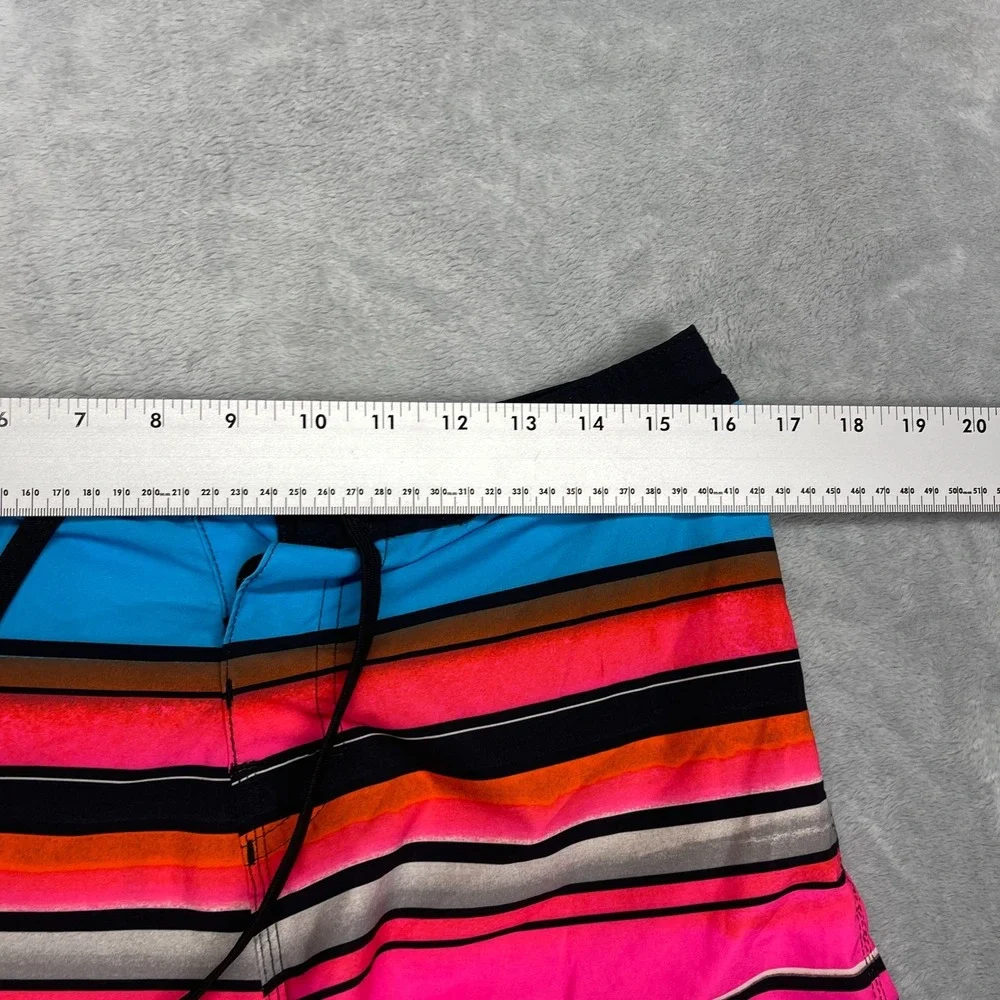 Billabong Shorts Mens 30 Multicolor Striped PX2 Performance Board Surf Surfing